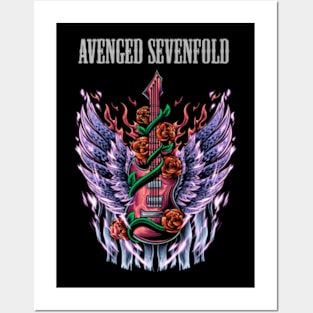 SEVENFOLD AVENGED BAND Posters and Art